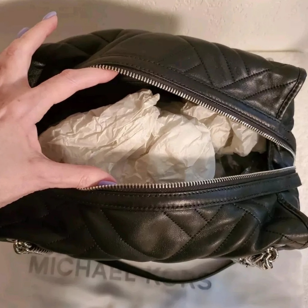 Michael Kors Quilted Leather "Kathy" Bag NWOT - Picture 14 of 16